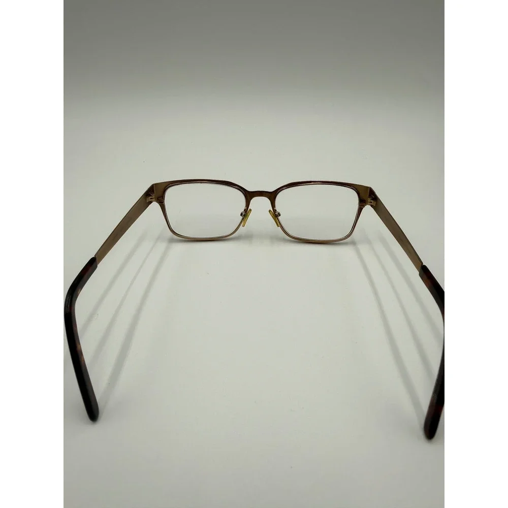 Eco Eyeglasses Women 51-16-140 Brown Bronze Good Rectangular Metal Frames